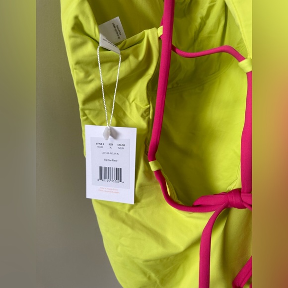 Andie Swim Swim Andie Swim Neon Lemon Fiji One Piece Swim Suit